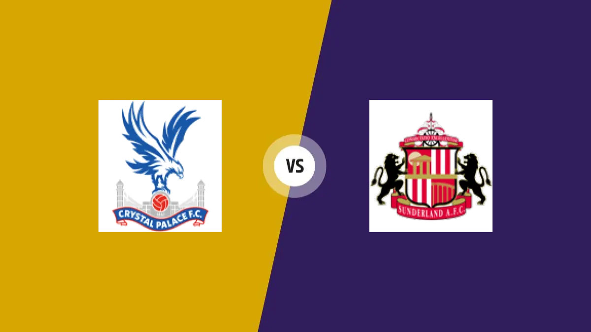 Crystal Palace vs Sunderland — prediction