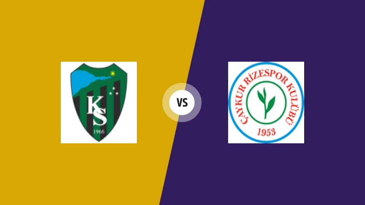 Kocaelispor vs Rizespor — prediction