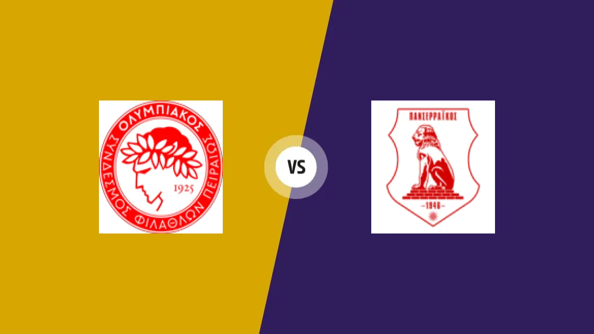 Olympiakós Le Pirée vs Panseraikos FC — prediction