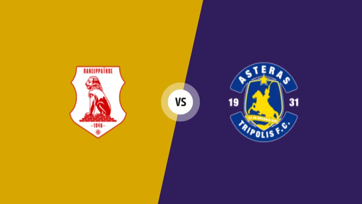 Panseraikos FC vs Asteras Tripolis — prediction