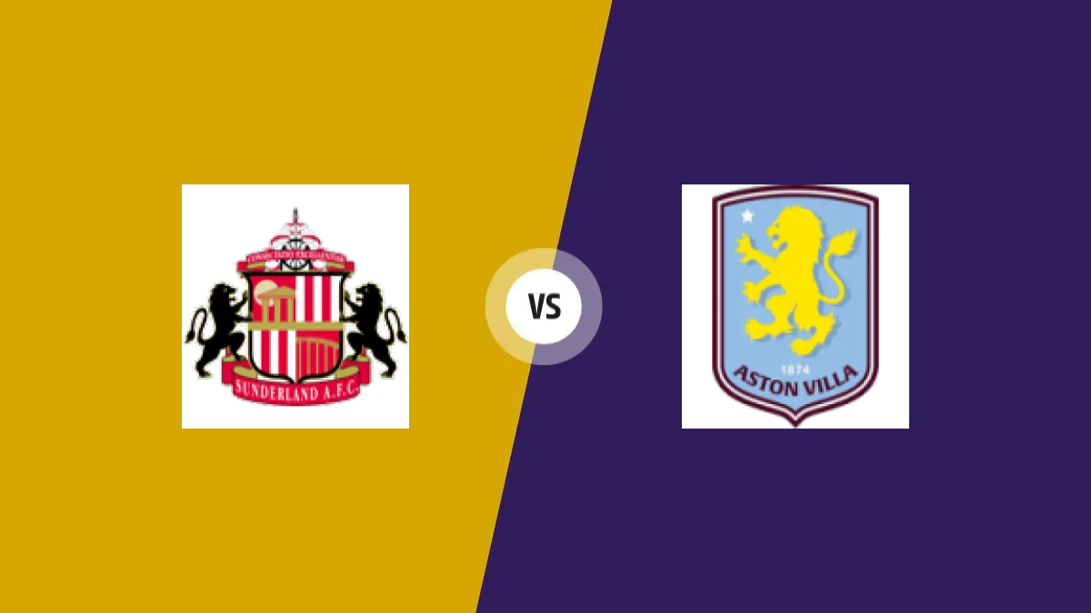 Sunderland vs Aston Villa — prediction