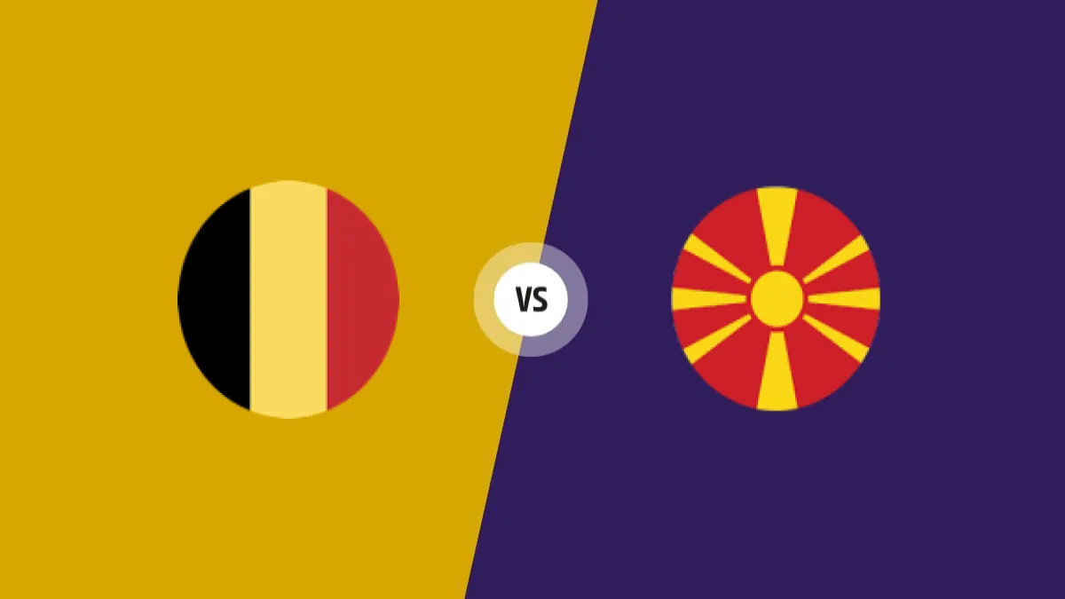 Belgique vs Macédoine Du Nord — prediction