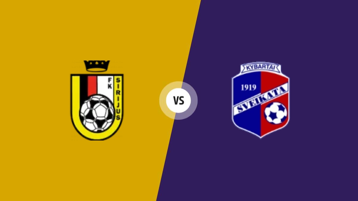 Fk Sirijus vs Fk Sveikata Kybartai prediction