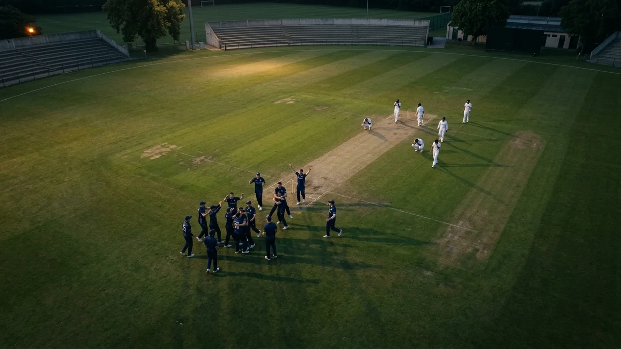 Scotland clinch nail-biting win over UAE with one ball left
