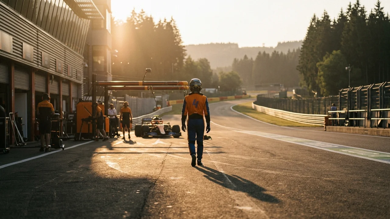 Lando Norris and Oscar Piastri and Kimi Antonelli